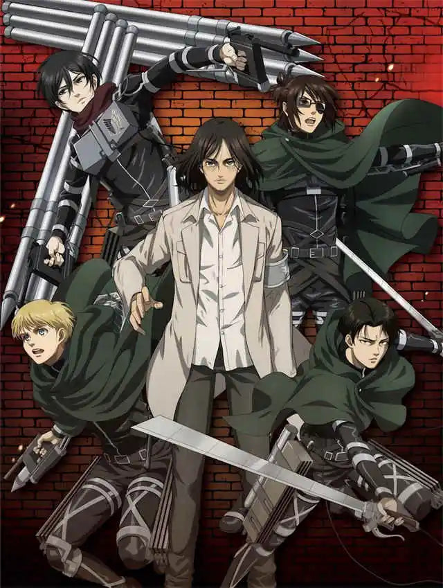 Attack on Titan Final Season Poster – Anime Canvas Wall Art