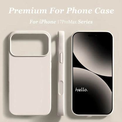 Liquid Silicone iPhone Case – Shockproof Soft TPU Cover