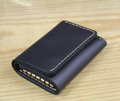 Handmade Leather Trifold Wallet | Key Holder & Organizer