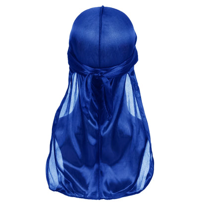 Men Satin Breathable Silky Durag Long Tail Doo Rag Pirate Hat Headband Turban Bandana Headwearmen