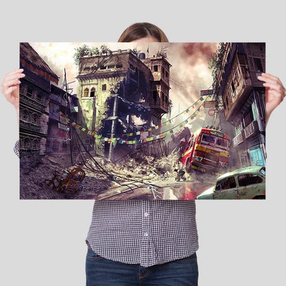 Uncharted Video Game Canvas Poster – Wall Art Print for Home Decor