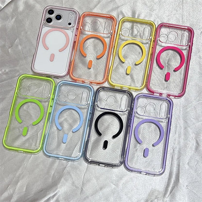 MagSafe Clear iPhone Case – Shockproof Magnetic Cover for iPhone 11 to 17