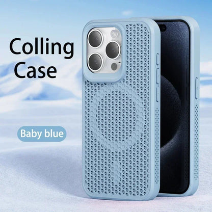 Cooling MagSafe Mesh iPhone Case – Heat Dissipation Breathable Cover