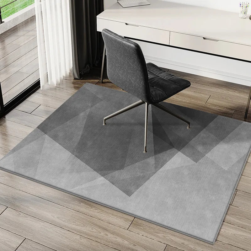 Vikama Modern Minimalist Rug Study Office Computer Desk Gaming Chair Anti-Slip Mat Bedroom Carpet