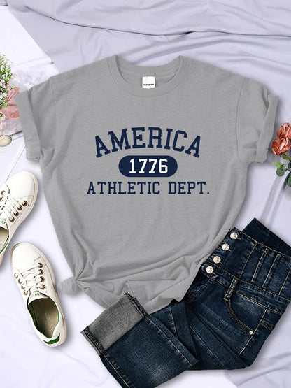 America 1776 Athletic Dept Women's Graphic Tee