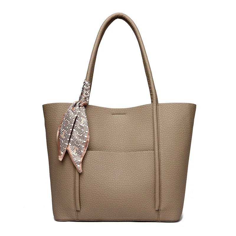 Genuine Soft Leather Tote Bag Women's Large Capacity Carrying Bags