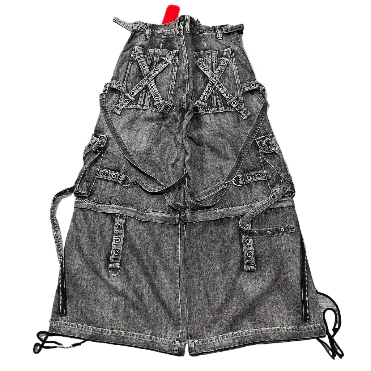 Wide Leg Cargo Denim Jeans – Men's Hip Hop Streetwear Pants