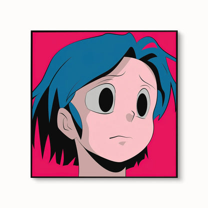 Anime Pop Art Canvas Poster | Japanese Korean Style Wall Art for Kids & Teens