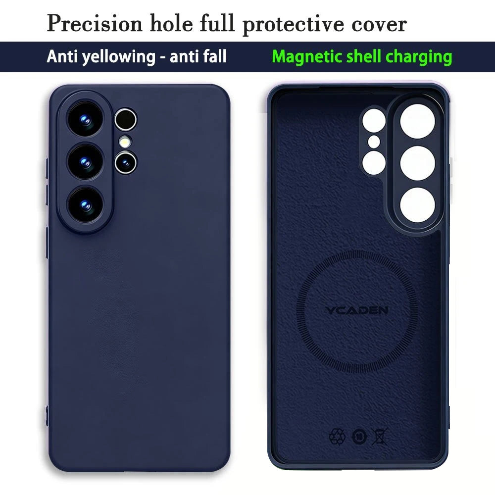 Magnetic Liquid Silicone Samsung Galaxy Case – S24 S25 S26 Series