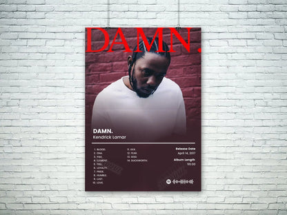 Hip Hop Music Album Poster – Canvas Wall Art Print
