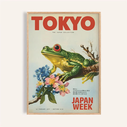 Japanese Ukiyo-E Vintage Poster Print – Retro Wall Art