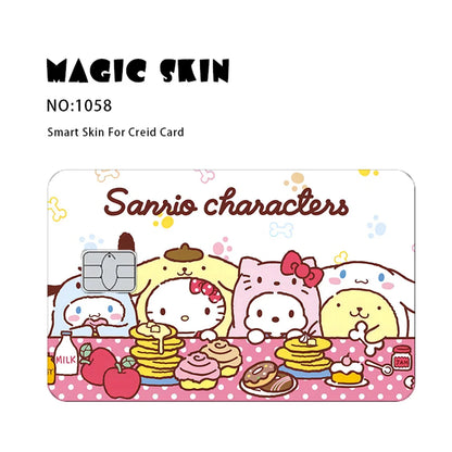 Sanrio Cartoon Bank Card Skin Stickers