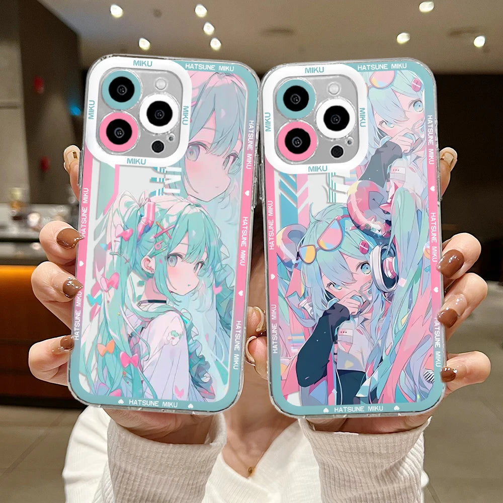 Hatsune Miku iPhone Case – Anime Phone Cover for iPhone 11–17