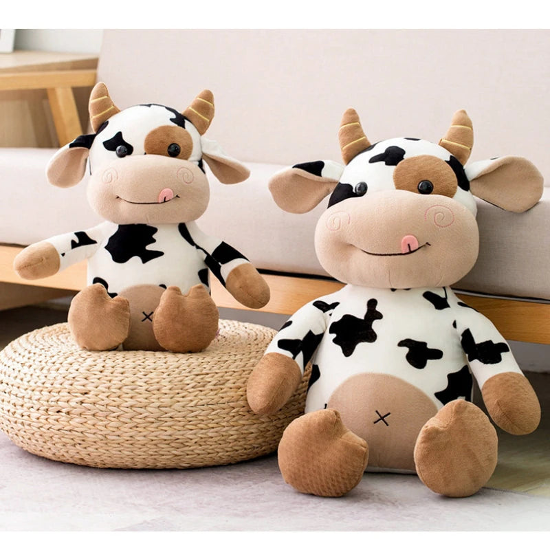 Milk Cow Plush Pillow Soft Stuffed Toy 26cm