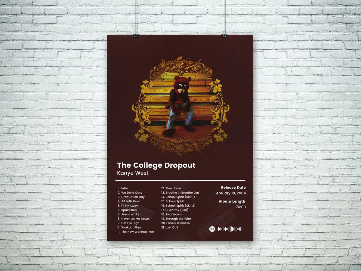 Hip Hop Music Album Poster – Canvas Wall Art Print