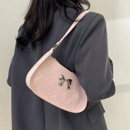 Sweet Fresh Small Bow Handbag