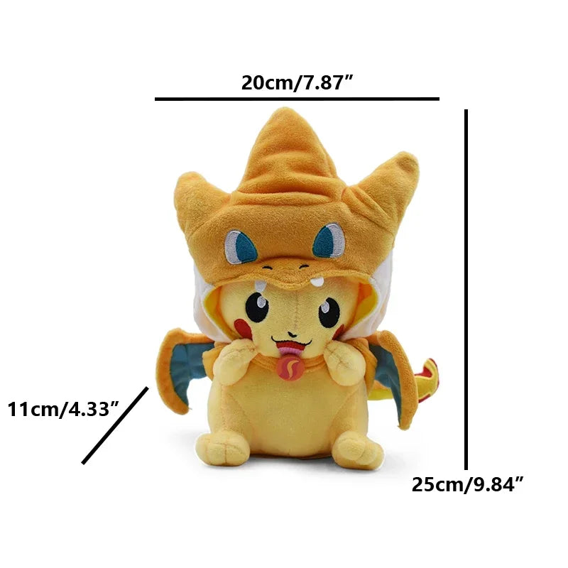 Pokemon Plush Toys Eevee Pikachu Charizard Lucario