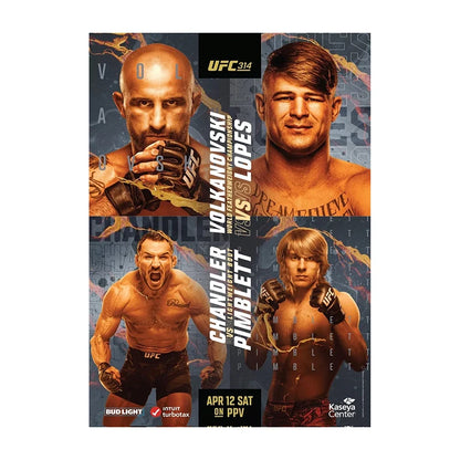 UFC MMA Fight Poster Print – Boxing & MMA Canvas Wall Art for Gym