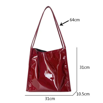 Fashion Patent Leather Women Shoulder Bags