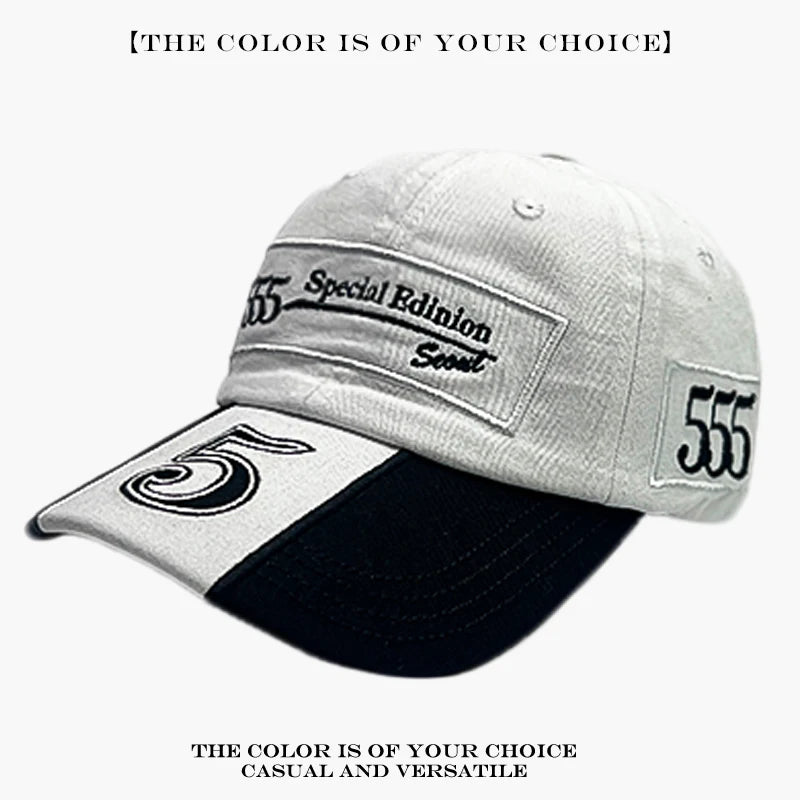 Tribal Thorn & Flame Embroidered Baseball Cap – Y2K Street Style Hat