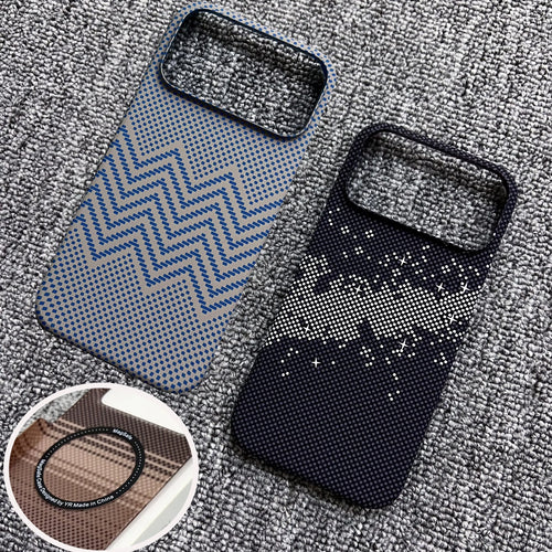 MagSafe Frameless iPhone Case – Woven Pattern Design, iPhone 12–17