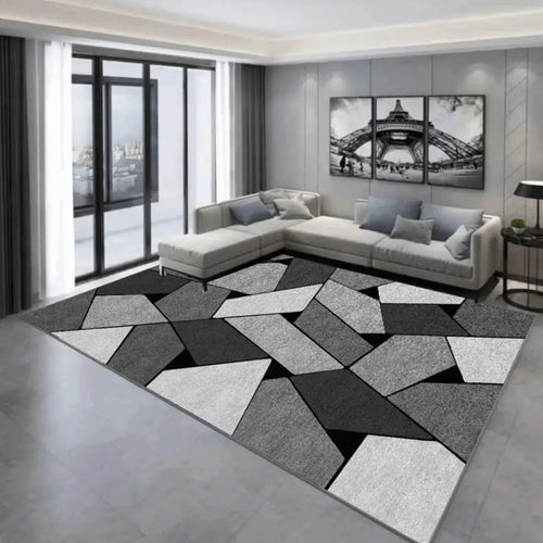 Modern Geometric Area Rug – Living Room, Bedroom & Dining