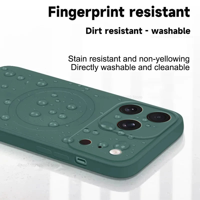 MagSafe Magnetic Liquid Silicone iPhone Case – iPhone 11 to 17 Series