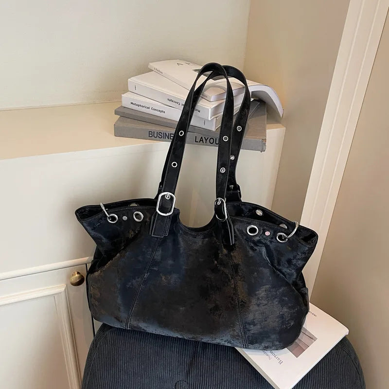 Vintage Big Bags For Women Handbags Top-handle Handbag