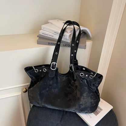 Vintage Big Bags For Women Handbags Top-handle Handbag