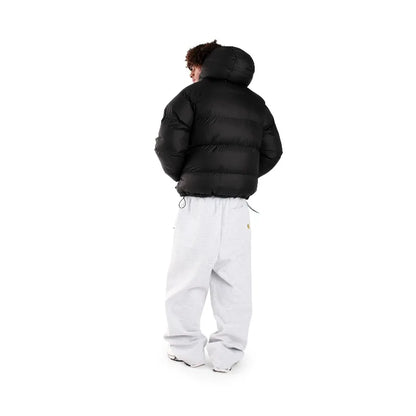 Reversible Puffer Down Jacket – Y2K Hooded Streetwear Coat