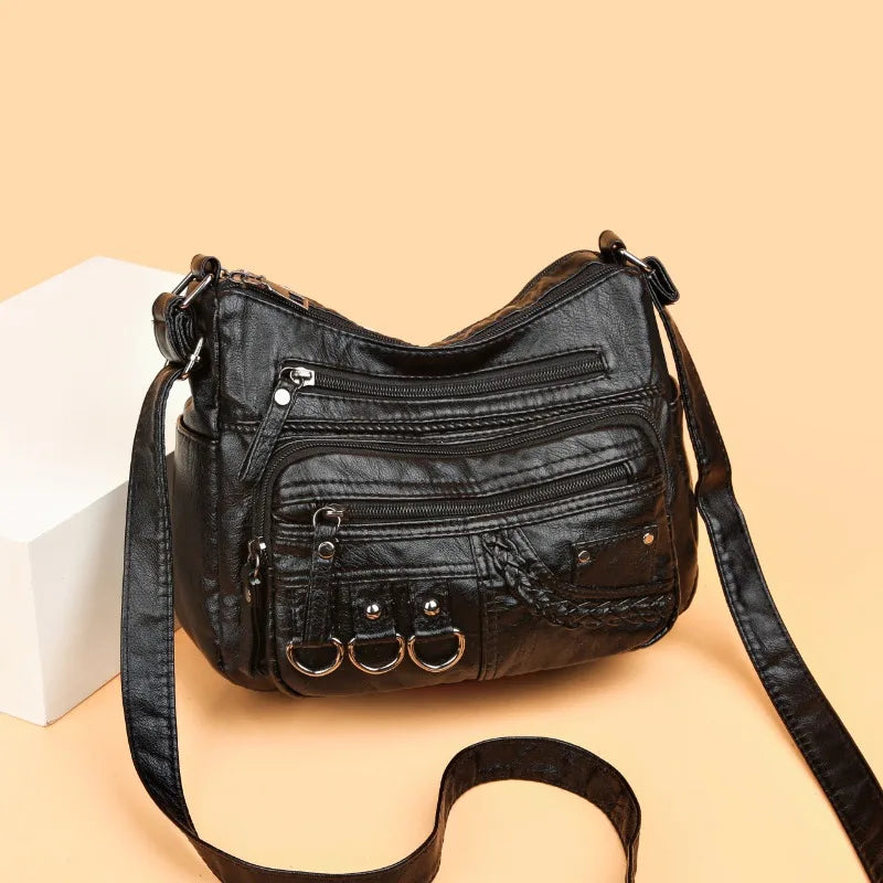 New Ladies Soft Leather Baags High Quality Purses and Handbags