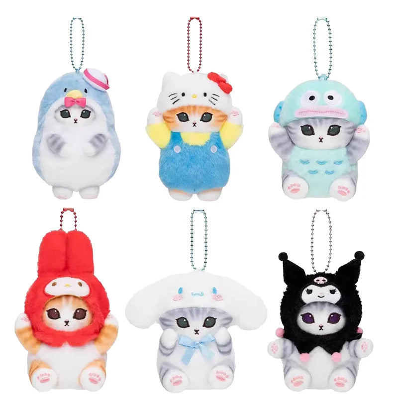 Mofusand Sanrio Plush Keychain Pendant