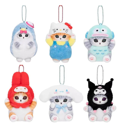 Mofusand Sanrio Plush Keychain Pendant