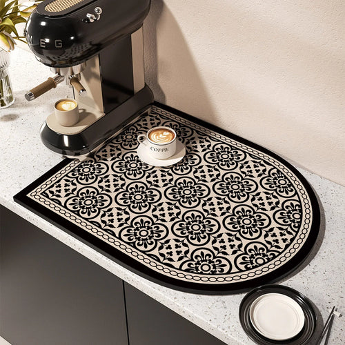 Coffee Machine Mat – Absorbent Non-Slip Kitchen Countertop Pad