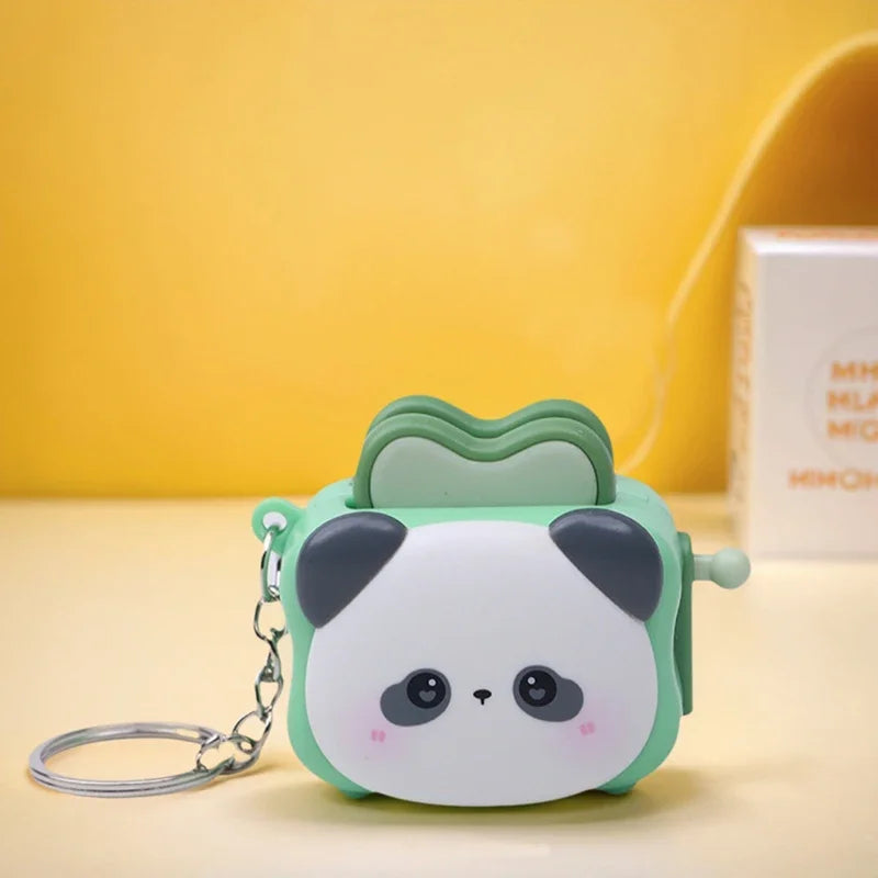 Cute Panda Bread Keychain Stress Relief Toy