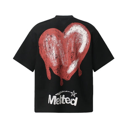Skeleton Graffiti Print Oversized T-Shirt | Unisex Streetwear