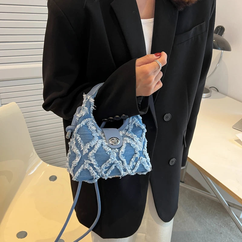 Soft Fabric Trend Small Shoulder Crossbody Bags