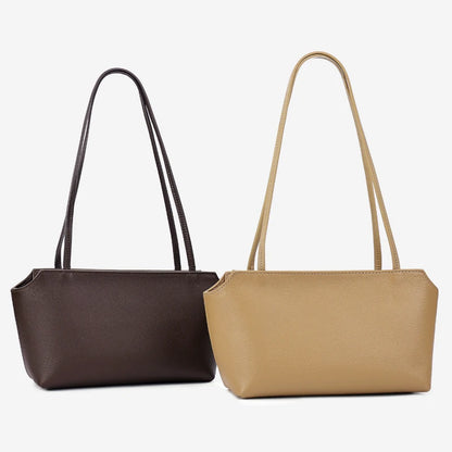 Women's Genuine Cowhide Leather Mini Shoulder Tote Bag
