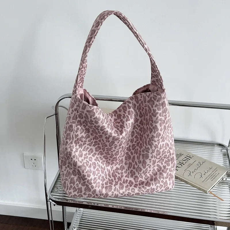 Trendy Casual Soft Textile Women's Shoulder Bag