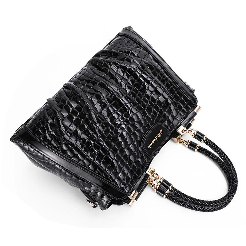 Alligator Genuine Leather Designer Handbag for Women