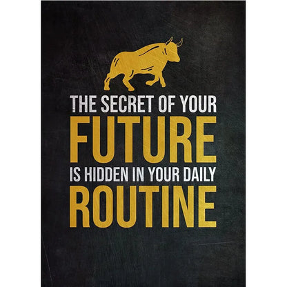 Stock Trading Motivational Wall Art Poster – Buy Fear Sell Greed