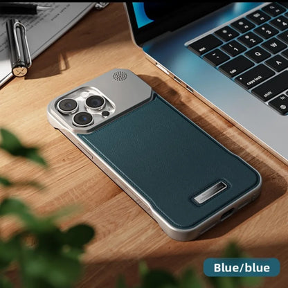 Magnetic PU Leather Aromatherapy Case for iPhone 17 Pro Max