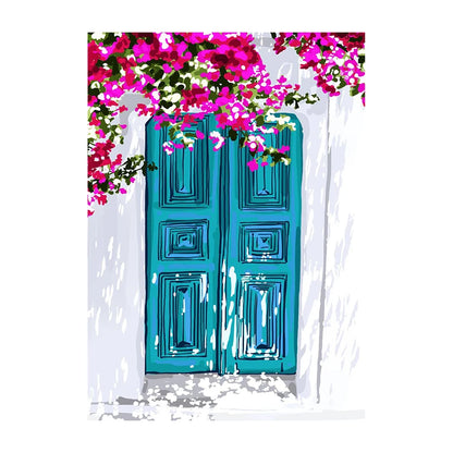 Tropical Illustration Canvas Wall Art – Boho Nature Poster