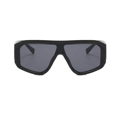 Oversized Square Shield Sunglasses for Women & Men – UV400 Mirror