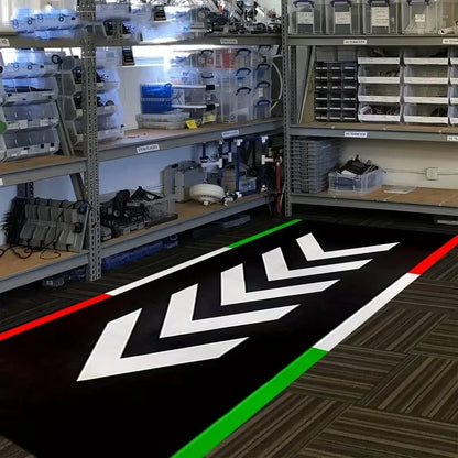 Vikama Motorcycle Garage Carpet Oil Resistant Wear Display Mat Corridor Bedroom Floor Rug Home Decor
