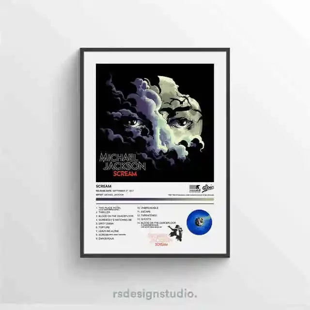 Michael Jackson Wall Art Canvas Print – Music Legend Poster for Home Decor