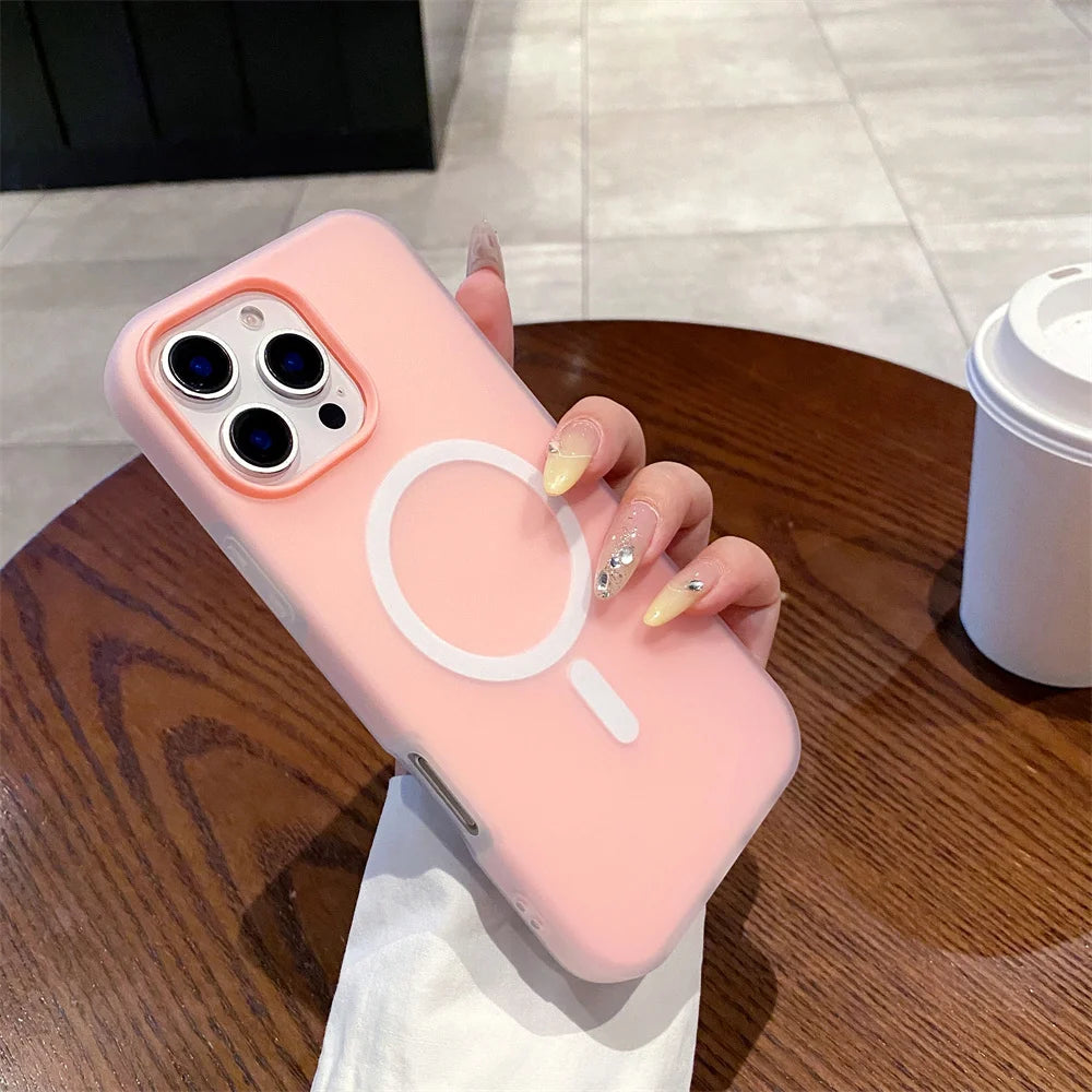 MagSafe Matte iPhone Case – Candy Colors | iPhone 11–17 Series
