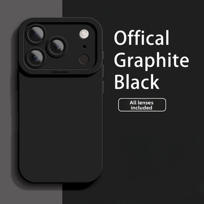 Liquid Silicone iPhone Case with Camera Lens Protection