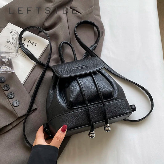 Candy Color Women's Cute Small Pu Leather Backpacks