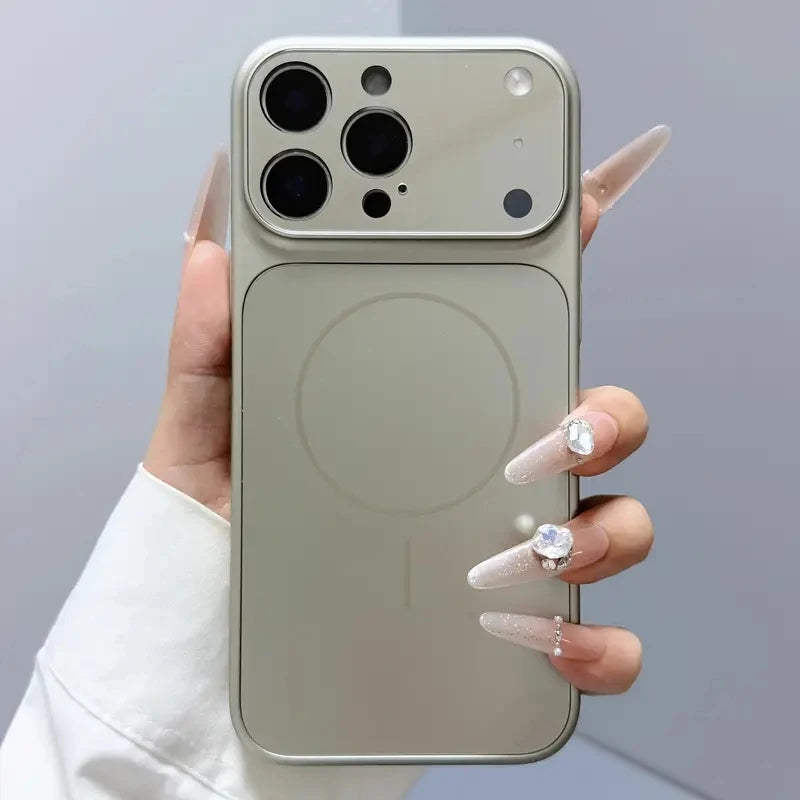 MagSafe Frosted Glass iPhone Case – iPhone 17 / 16 / 15 / 14 / 13 / 12 / 11 Series